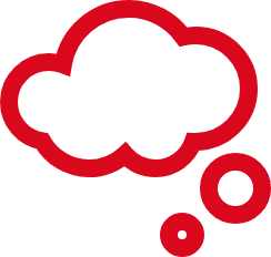 icon of a cloud - idea