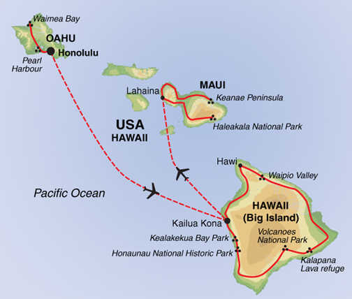travel canada to hawaii